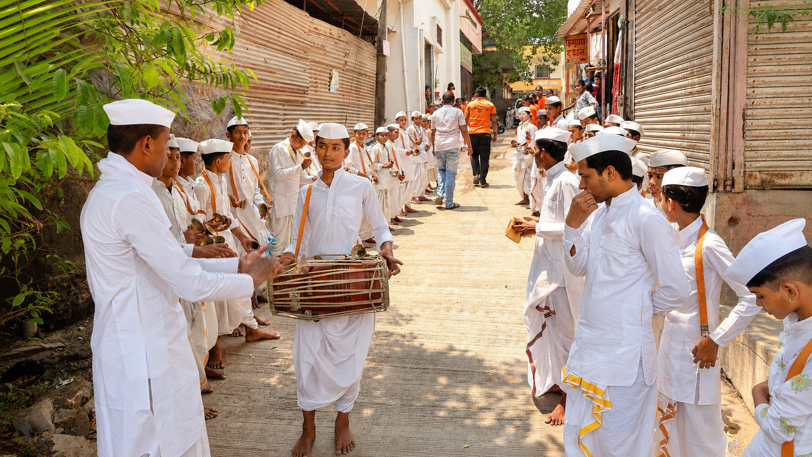 शांतीब्रह्म कुरेकर बाबांच्या आगमनाचा पावन क्षण
