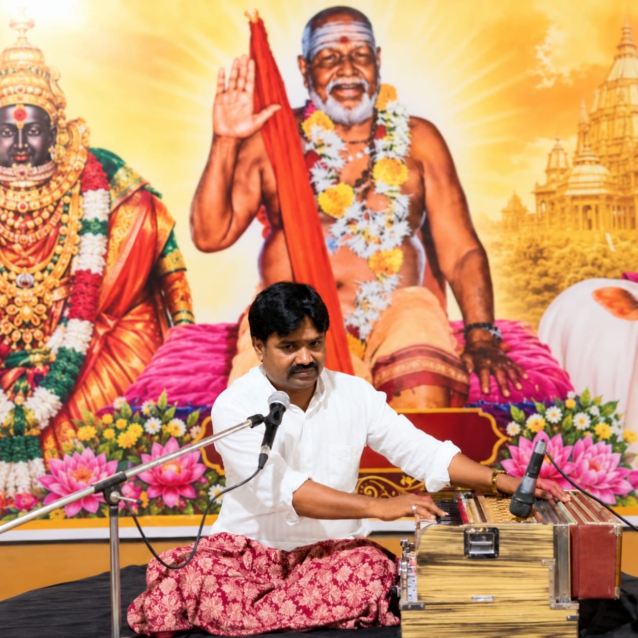 शास्त्रीय गायन वर्गातील तालीम